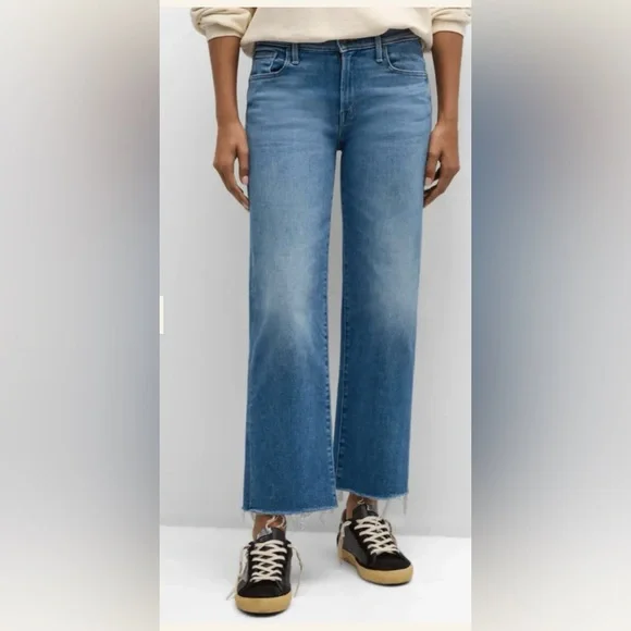 MOTHER The Mid Rise Rambler Zip Ankle Fray, size 25 - Picture 1 of 7